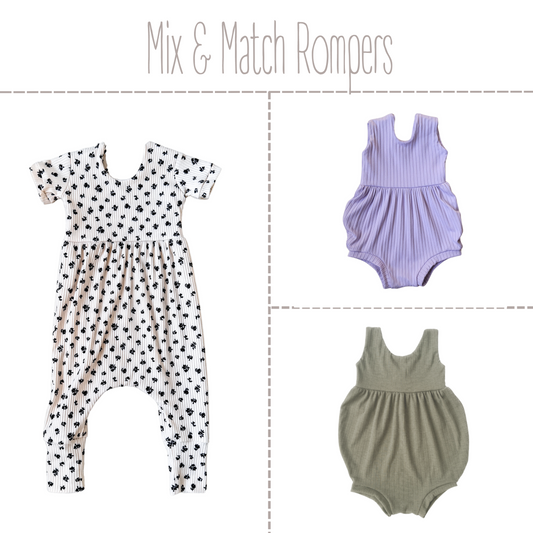 Mix & Match Rompers